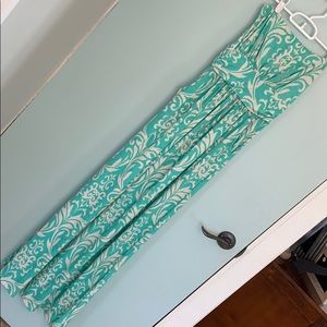 Women’s strapless maxi dress with pockets